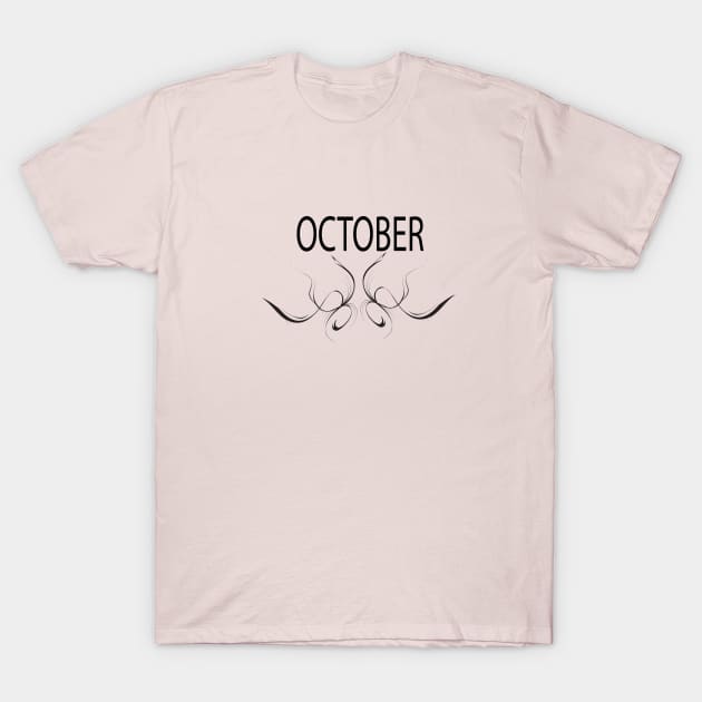 OCTOBER T-Shirt by FlorenceFashionstyle